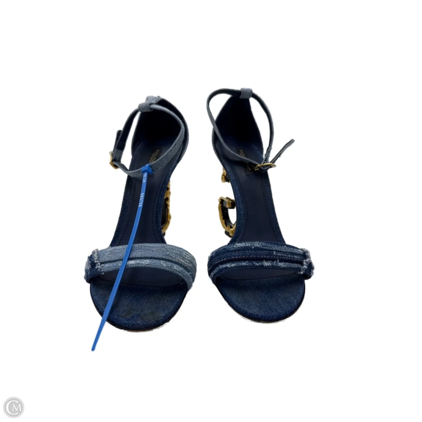 Dolce & Gabbana Barocco DG Luxury Designer Heels, Size: 10