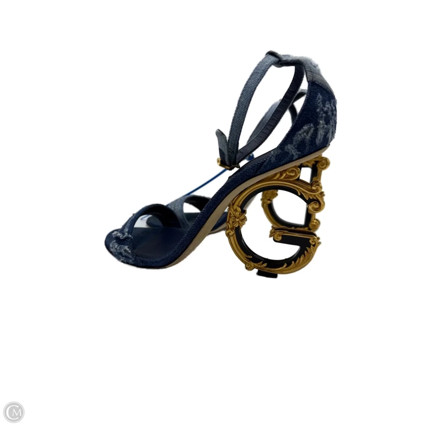 Dolce & Gabbana Barocco DG Luxury Designer Heels, Size: 10