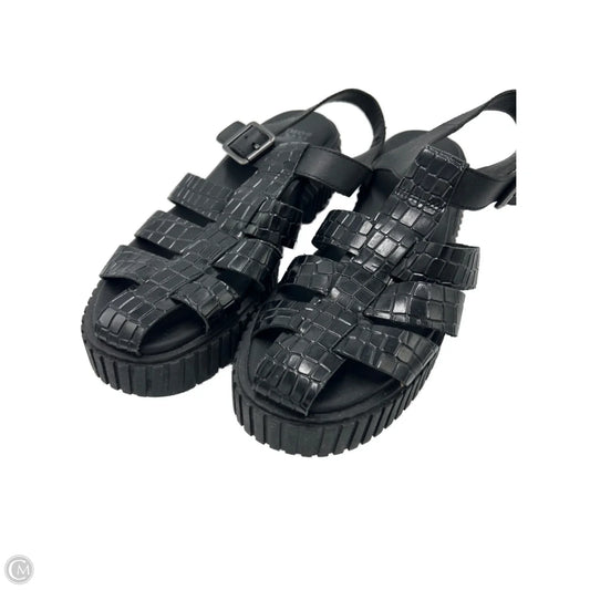 Sandals Heels Platform By Sorel In Black, Size: 8.5