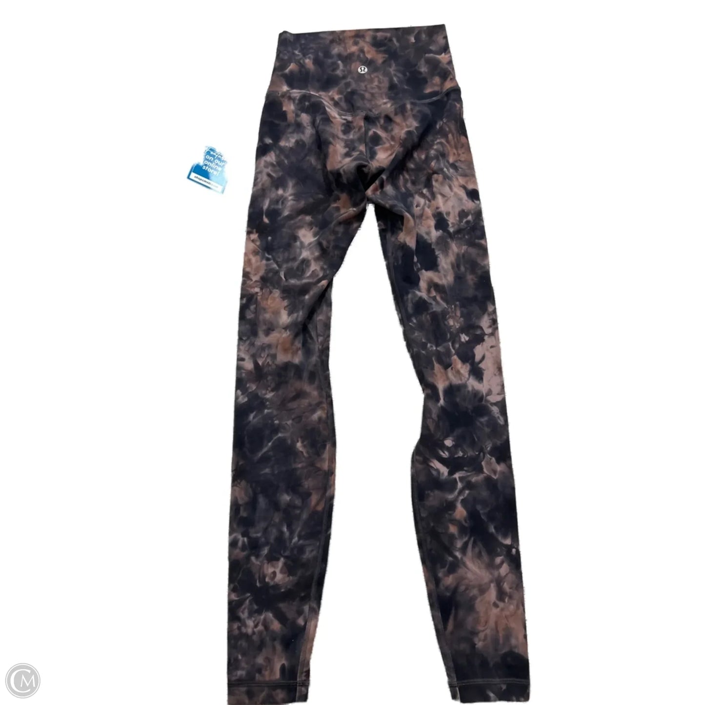Athletic Leggings By Lululemon In Tie Dye Print, Size: 2