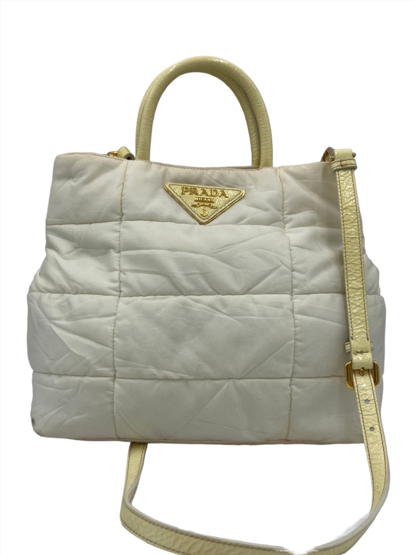 Prada Quilted Puffer Handbag