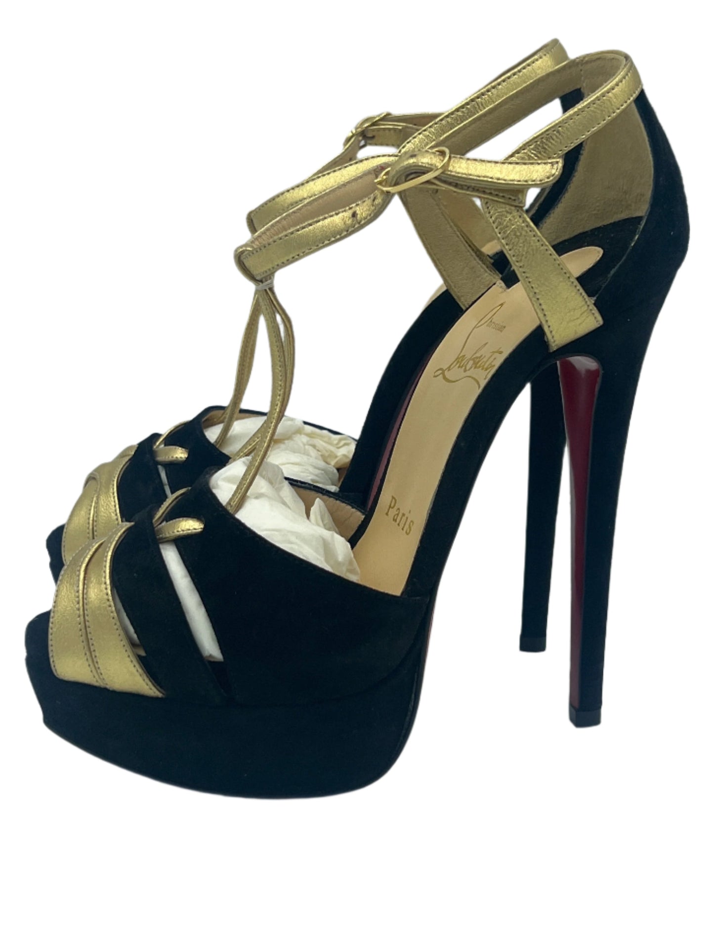 40% OFF! Christian Louboutin Glennalta Luxury Designer Heels, Size: 5