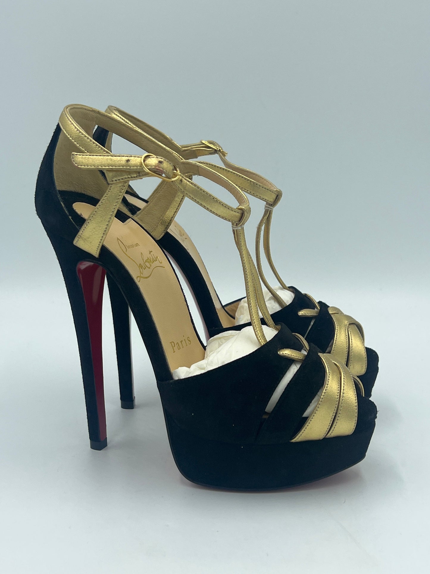40% OFF! Christian Louboutin Glennalta Luxury Designer Heels, Size: 5