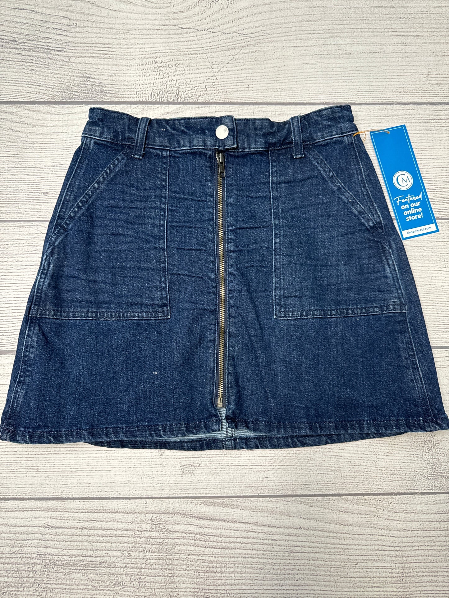 Skirt Mini & Short By Madewell In Denim, Size: 2