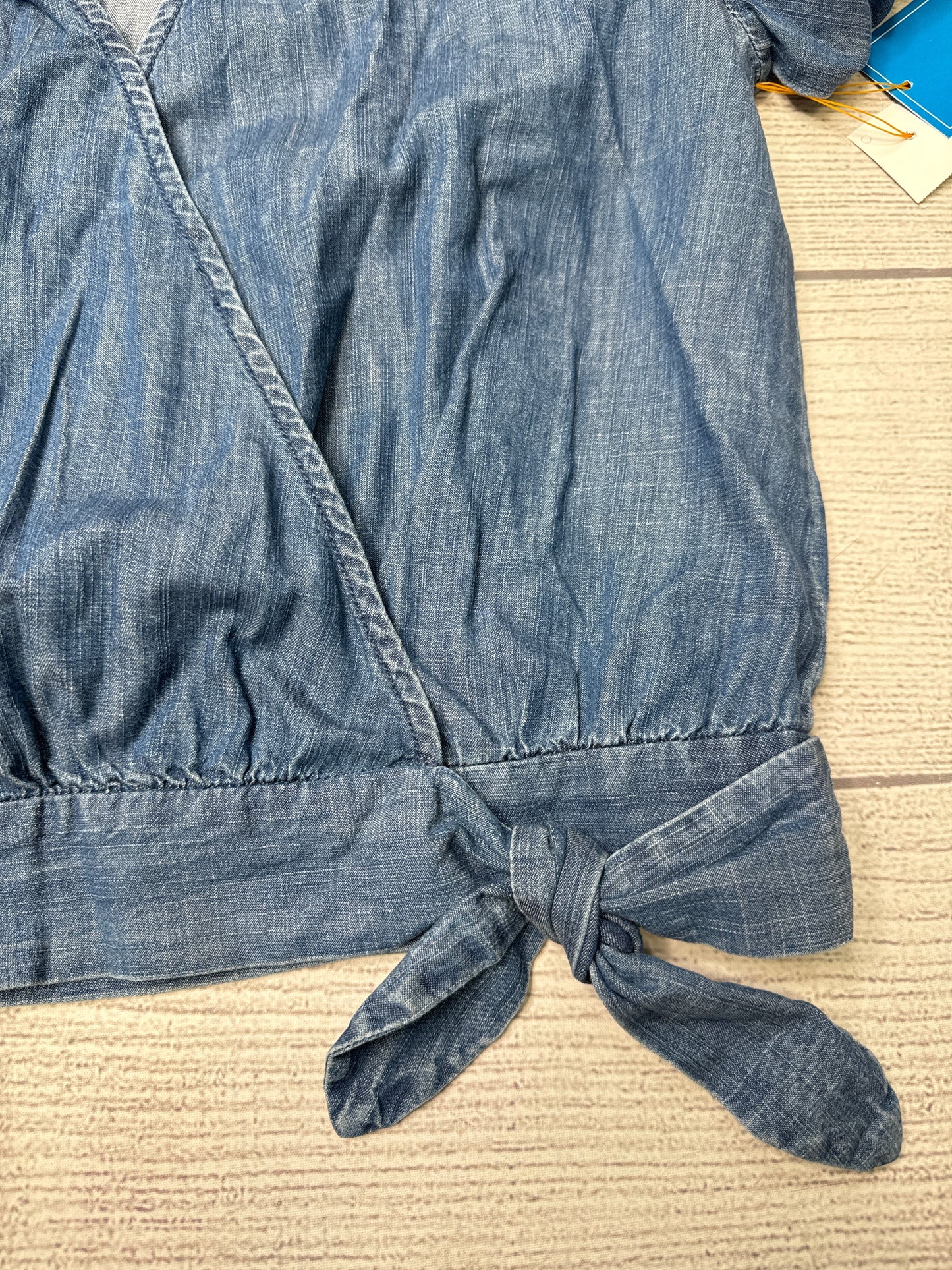 Top Long Sleeve By Madewell In Denim, Size: S