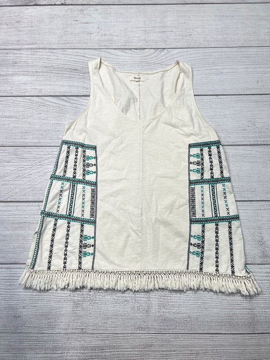 Top Sleeveless By Madewell In White, Size: M