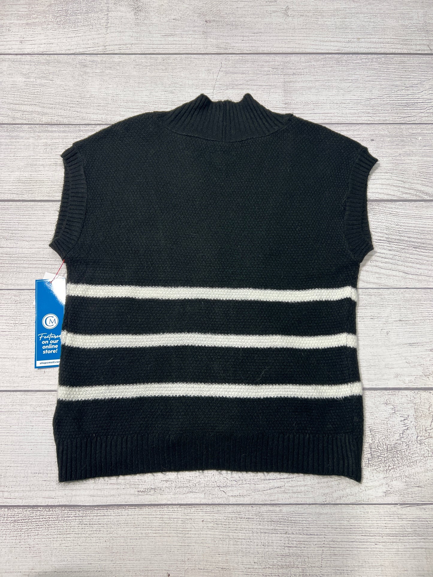 Vest Sweater By Anthropologie In Black, Size: Xs