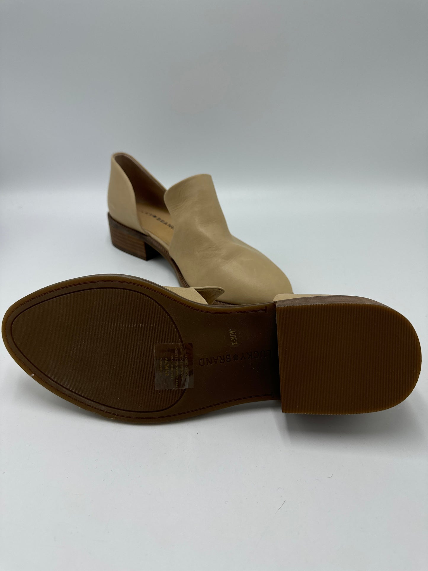 Shoes Heels Block By Lucky Brand In Tan, Size: 8.5