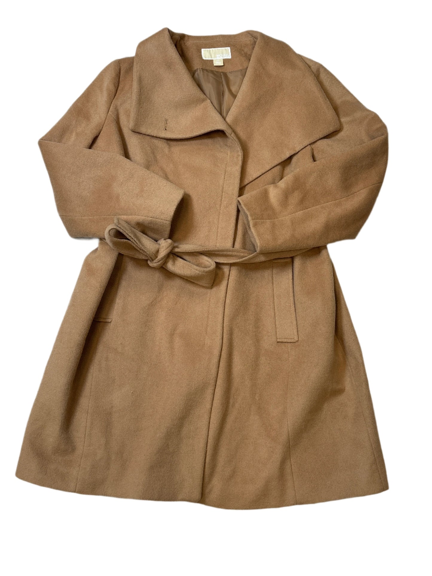 Coat Designer By Michael Kors In Brown, Size: XXL