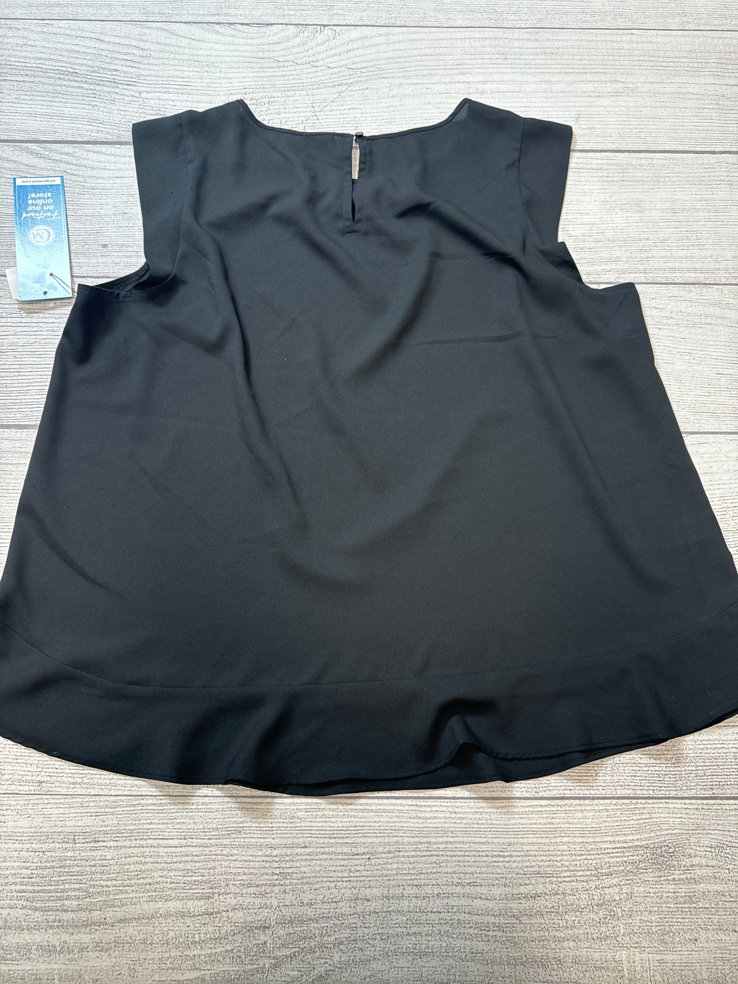 Top Sleeveless By Loft In Black, Size: Xxl