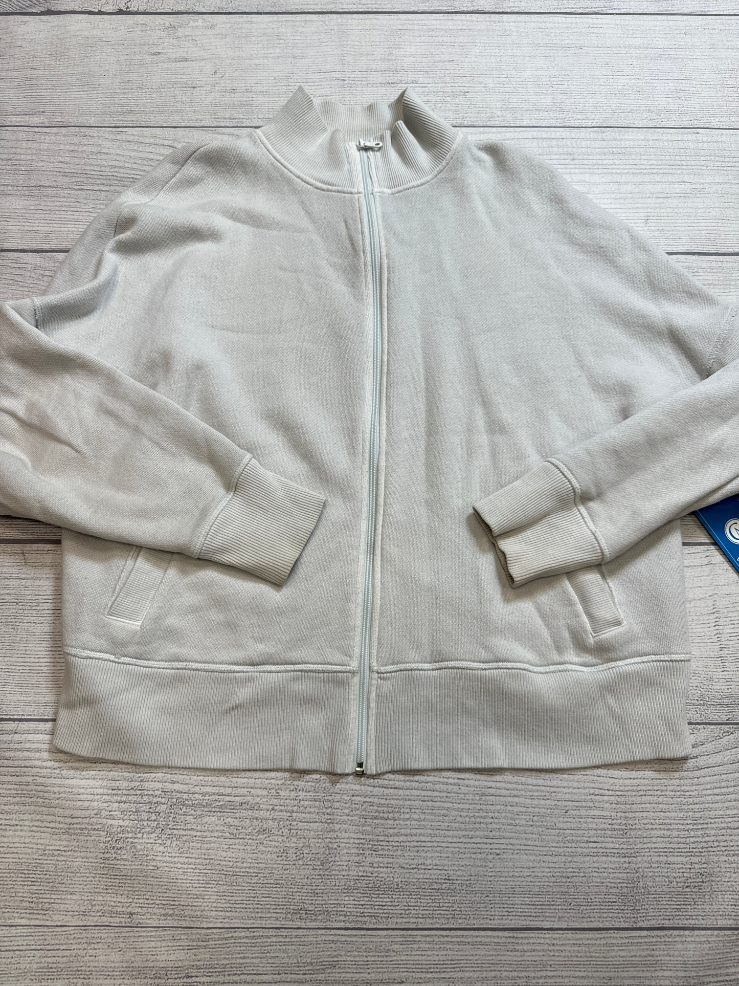 Sweatshirt Collar By Aerie In Grey, Size: L