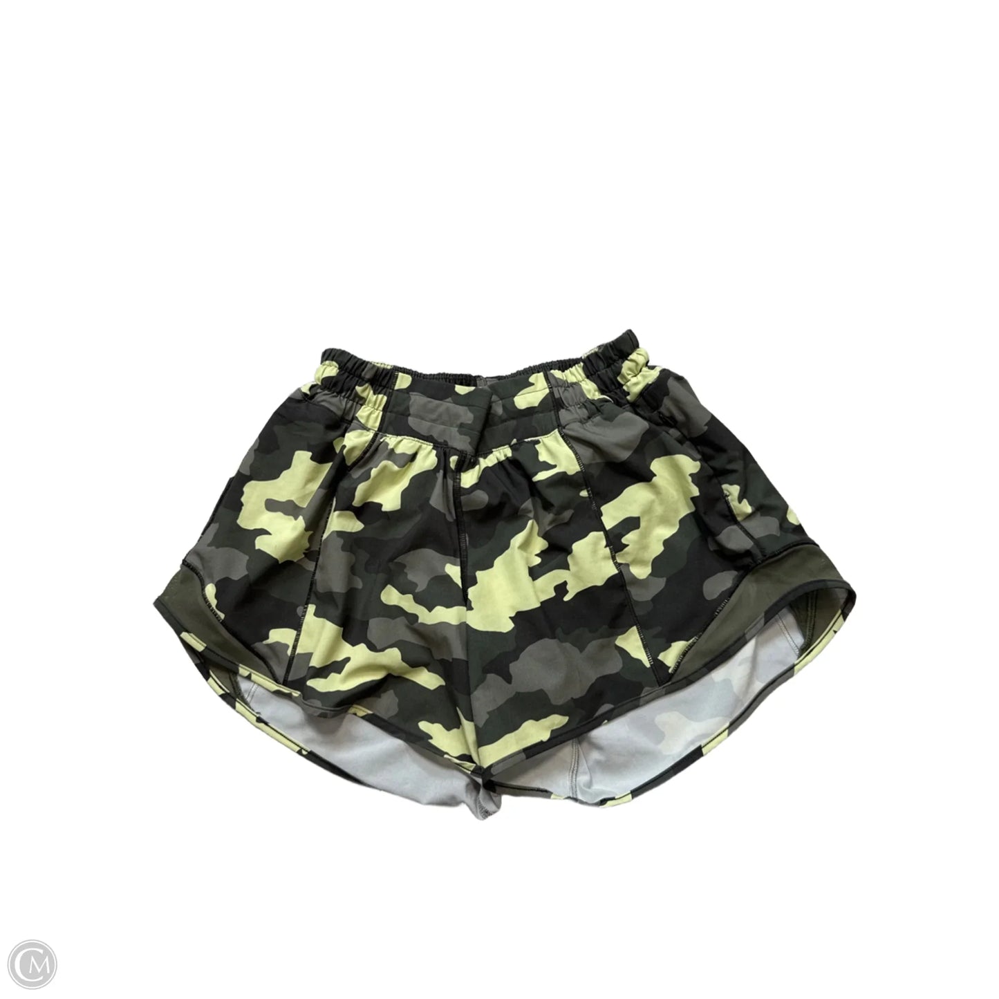 Athletic Shorts By Lululemon In Camouflage Print, Size: S