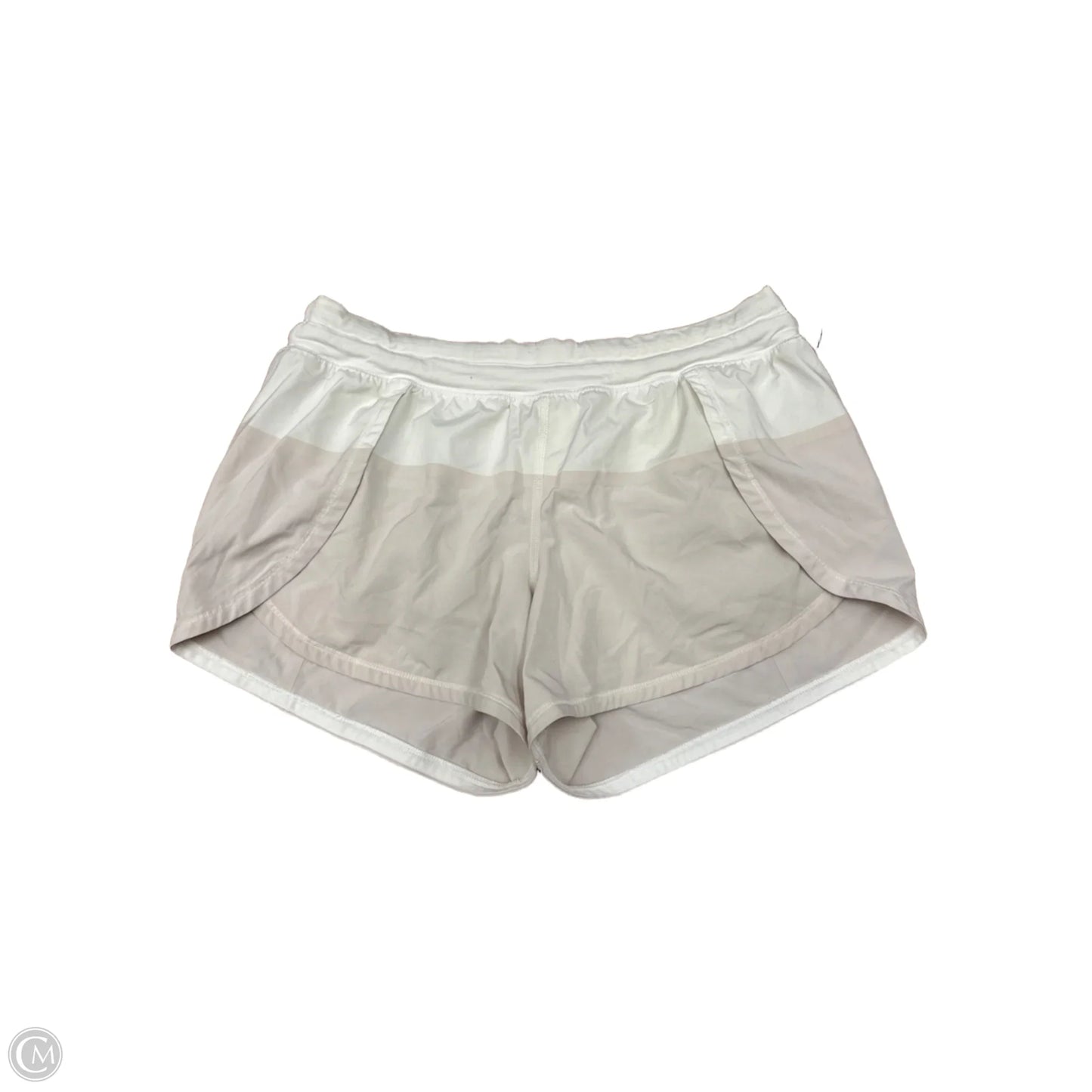 Athletic Shorts By Lululemon In Pink & White, Size: S
