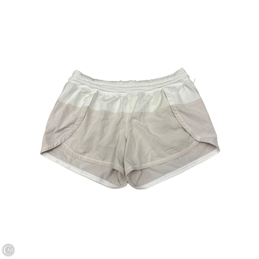 Athletic Shorts By Lululemon In Pink & White, Size: S