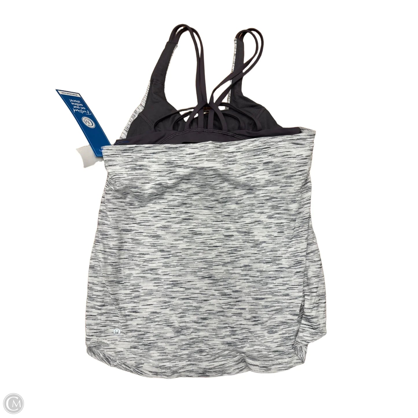 Athletic Tank Top By Lululemon In Grey, Size: S