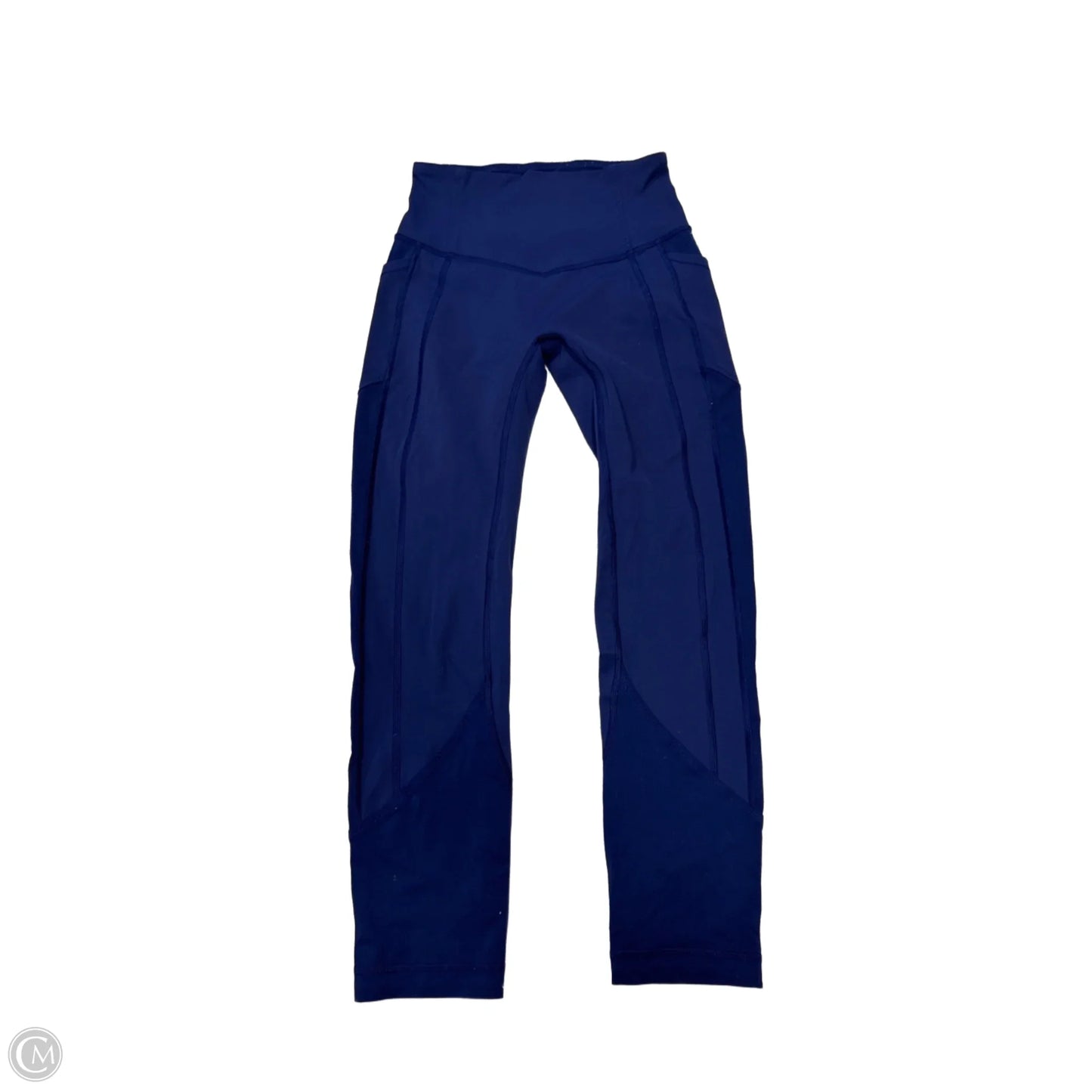 Athletic Capris By Lululemon In Blue, Size: S/4