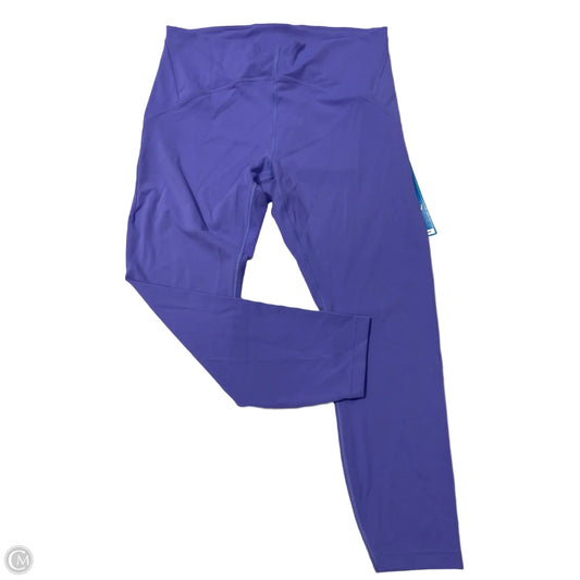 Athletic Leggings By Lululemon In Purple, Size: L