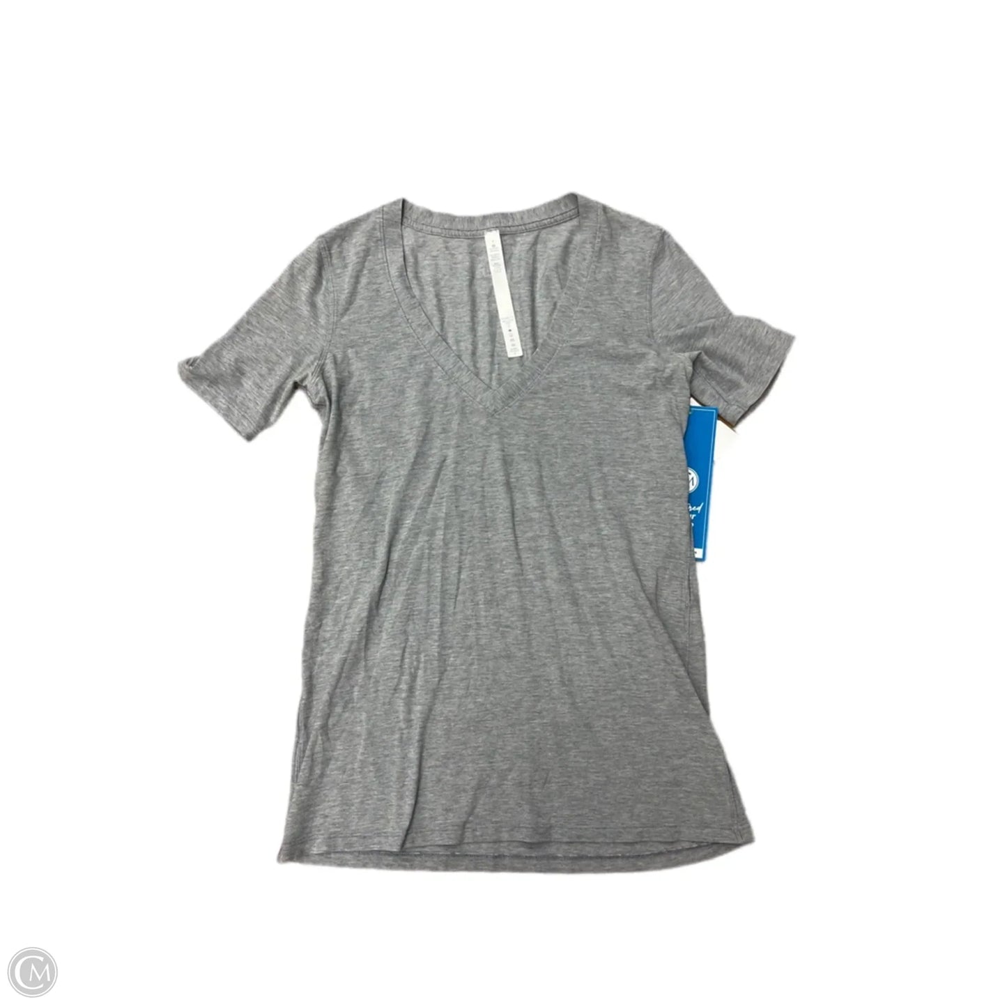 Top Short Sleeve Basic By Lululemon In Grey, Size: 2