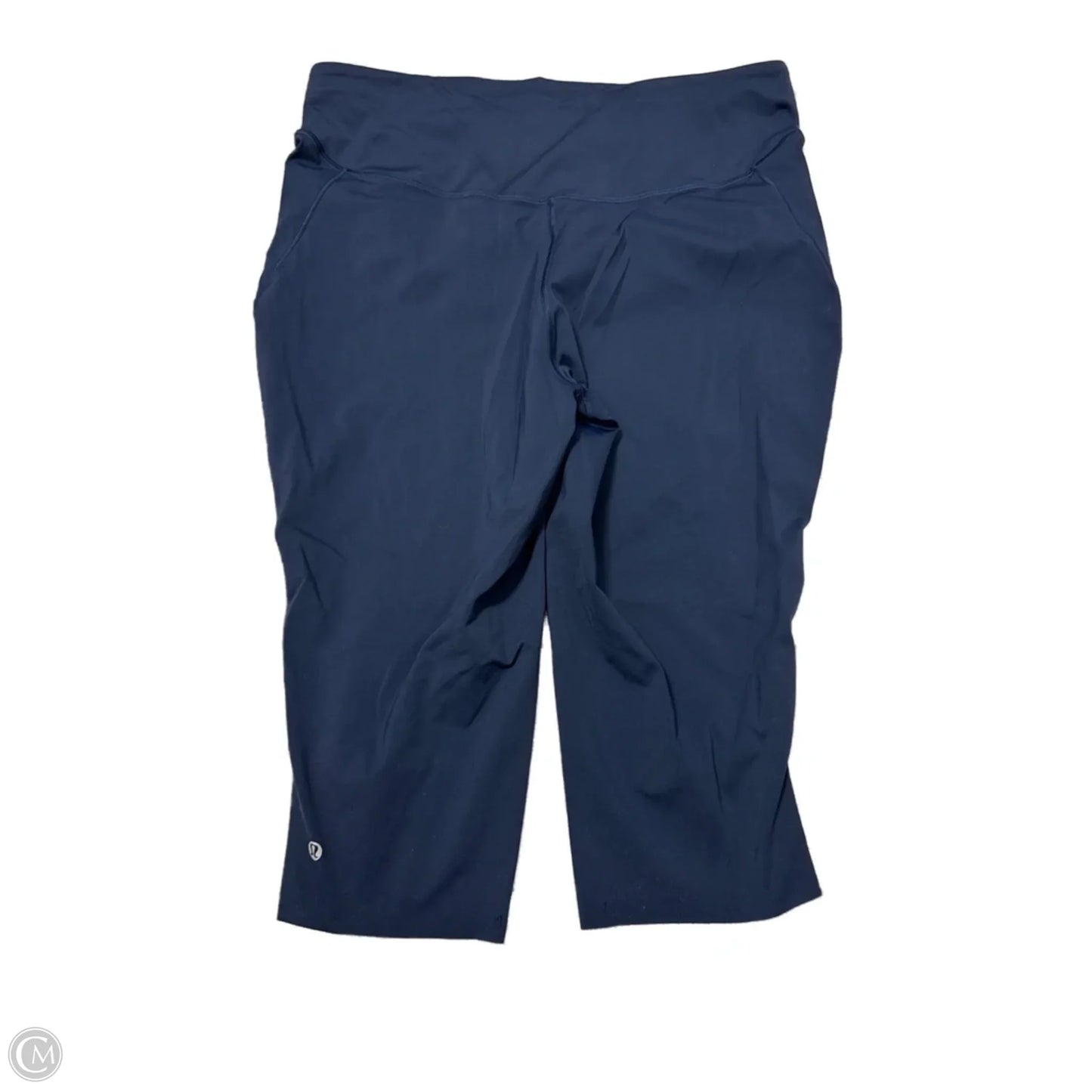 Athletic Capris By Lululemon In Navy, Size: Xl