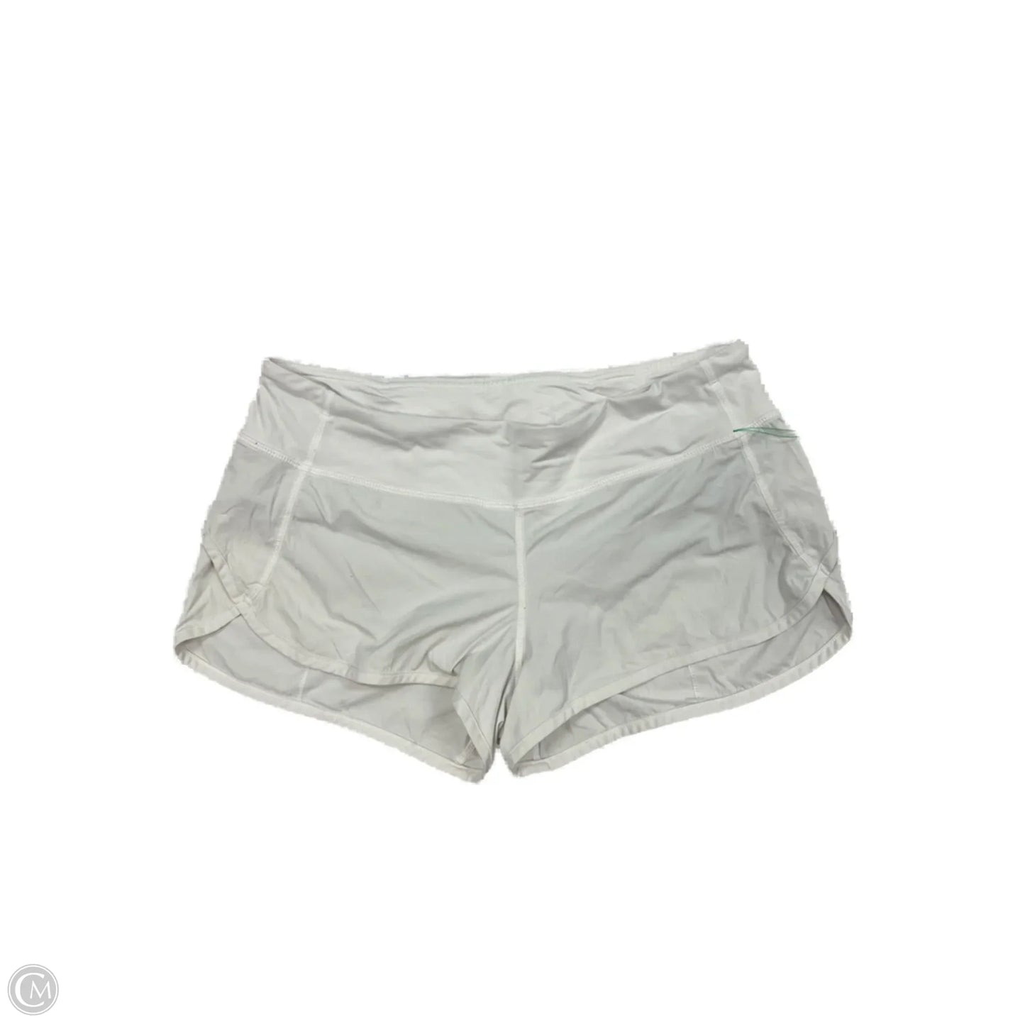 Athletic Shorts By Lululemon In White, Size: M