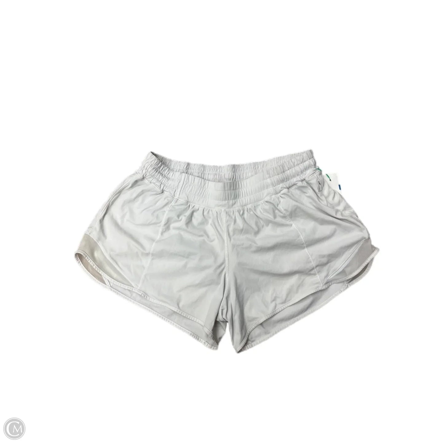 Athletic Shorts By Lululemon In White, Size: M