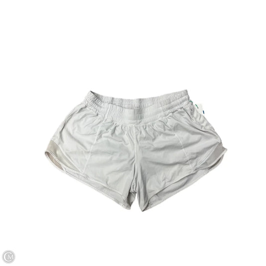 Athletic Shorts By Lululemon In White, Size: M