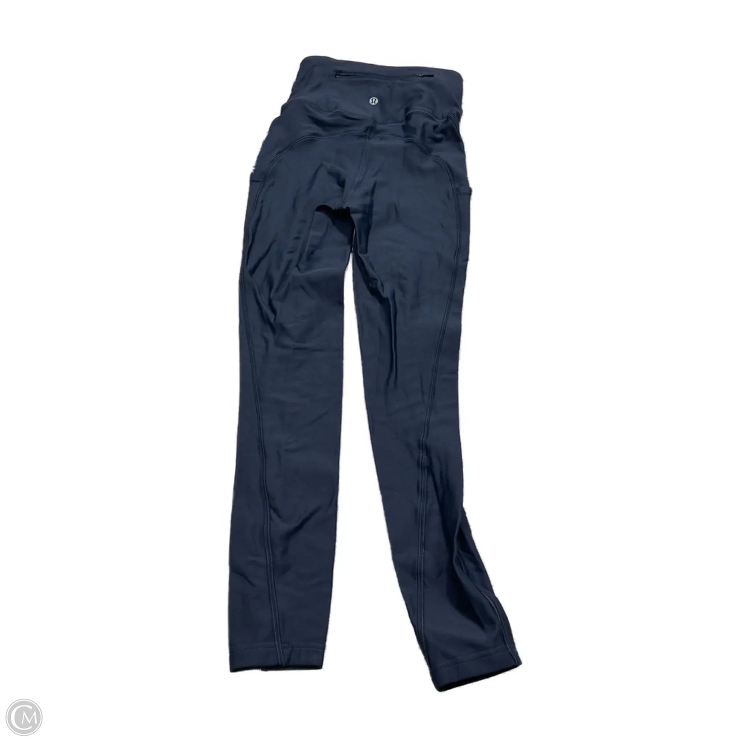 Athletic Leggings By Lululemon In Navy, Size: Xs