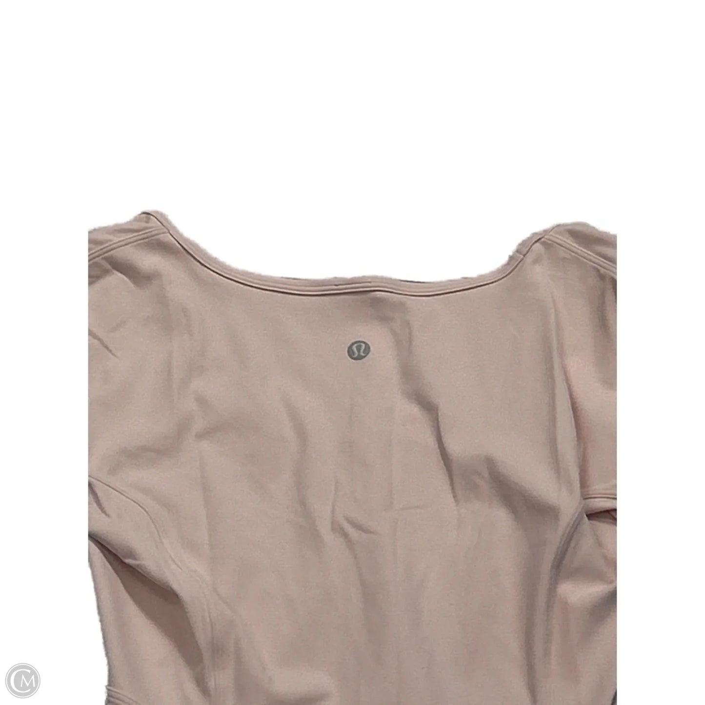 Athletic Top Short Sleeve By Lululemon In Pink, Size: S