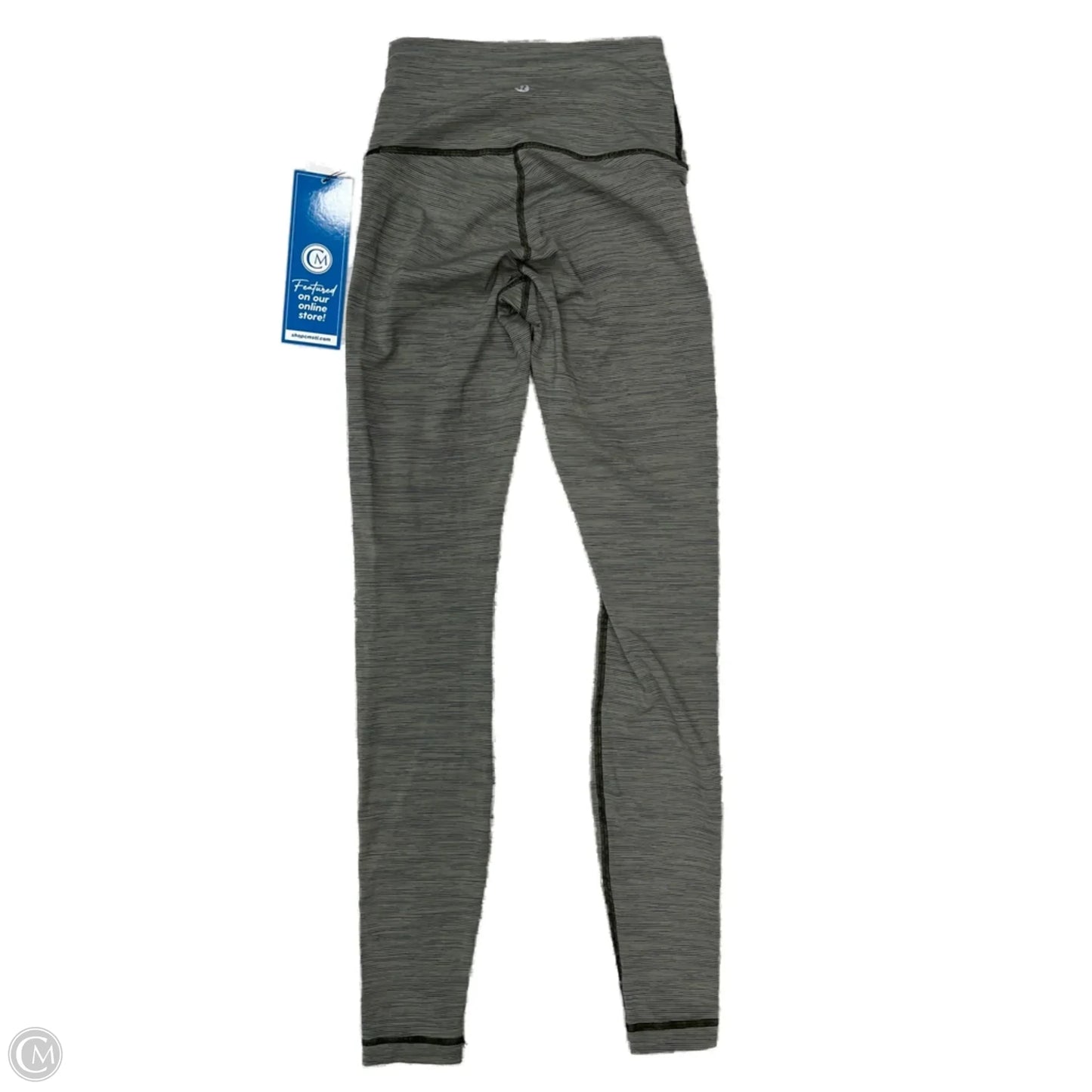 Athletic Leggings By Lululemon In Green, Size: Xs