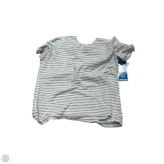 Top Short Sleeve By Lululemon In Striped Pattern, Size: L