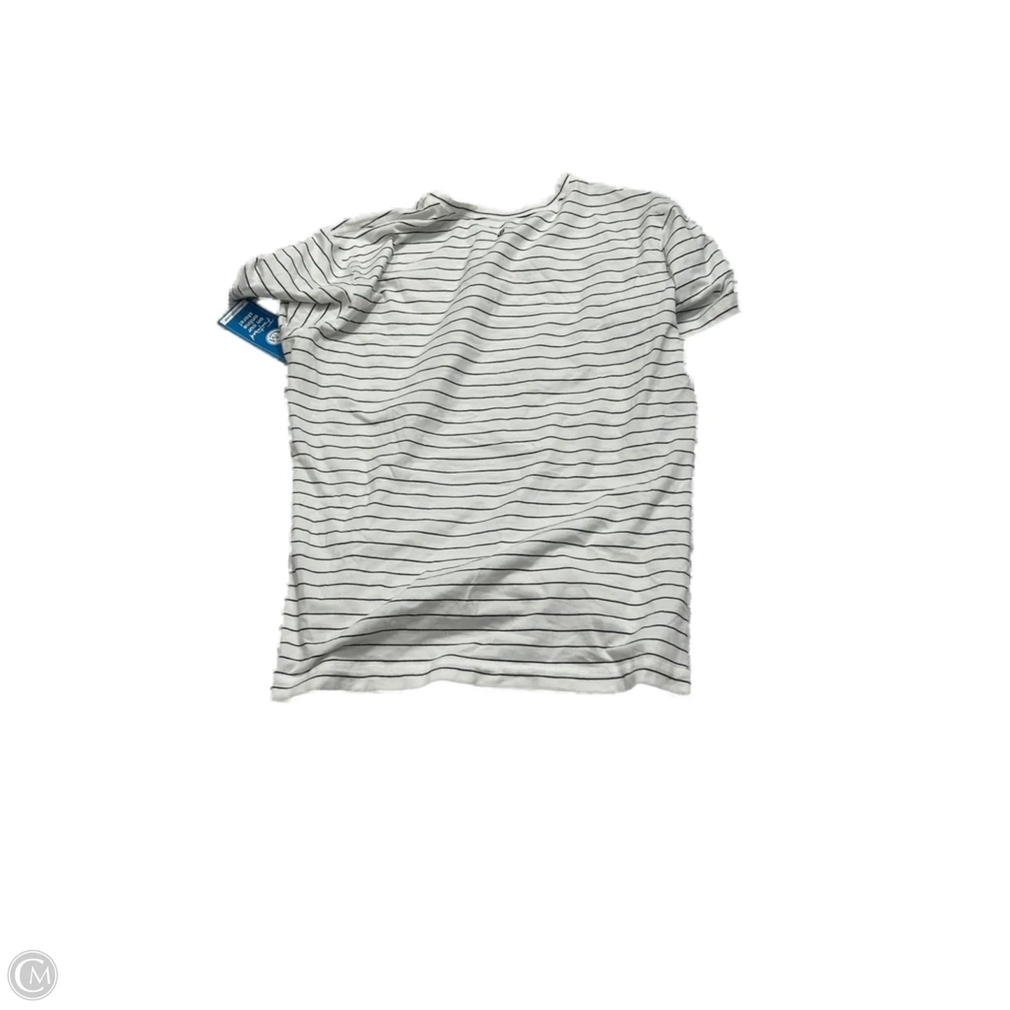 Top Short Sleeve By Lululemon In Striped Pattern, Size: L