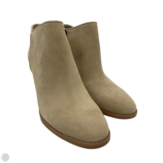 New! Boots Ankle Heels By Toms In Tan, Size: 9