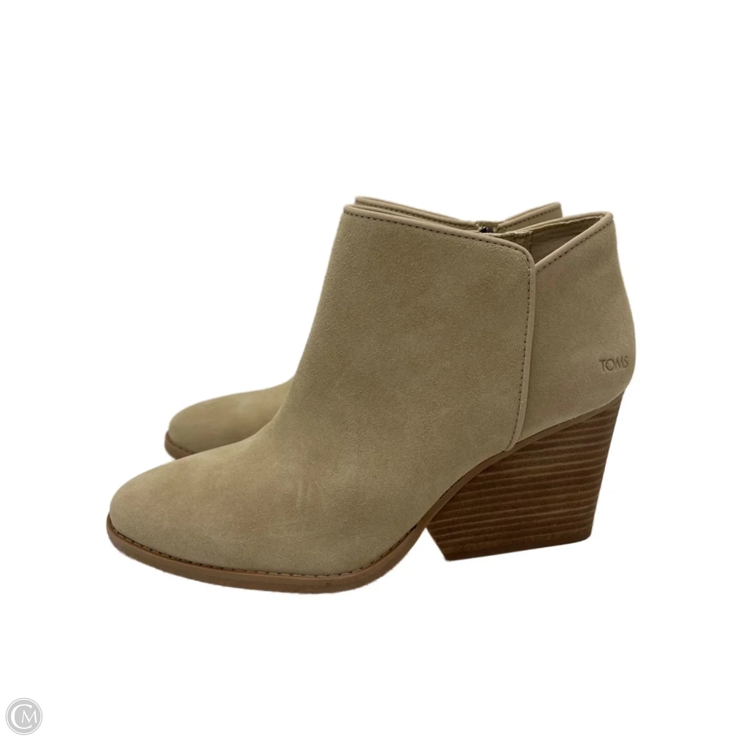 New! Boots Ankle Heels By Toms In Tan, Size: 9