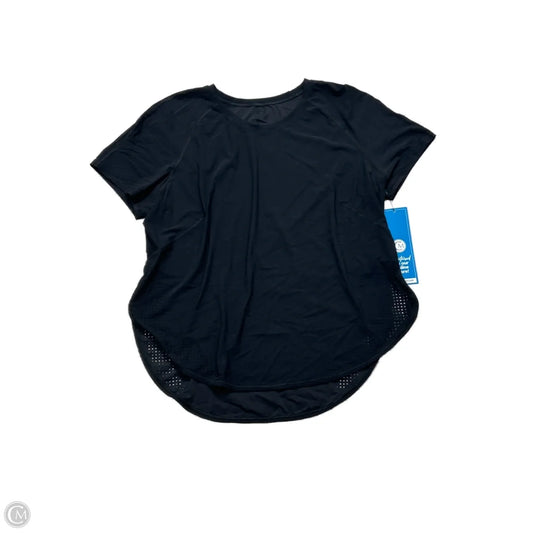 Athletic Top Short Sleeve By Lululemon In Black, Size: M