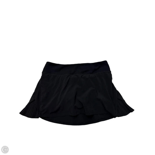 Athletic Skirt By Lululemon In Black, Size: S