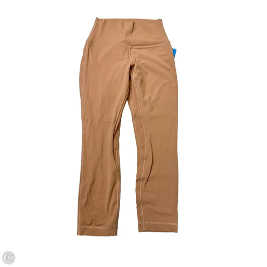 Athletic Leggings By Lululemon In Brown, Size: S