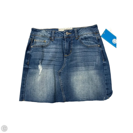 Skirt Mini & Short By Altard State In Blue Denim, Size: Xs