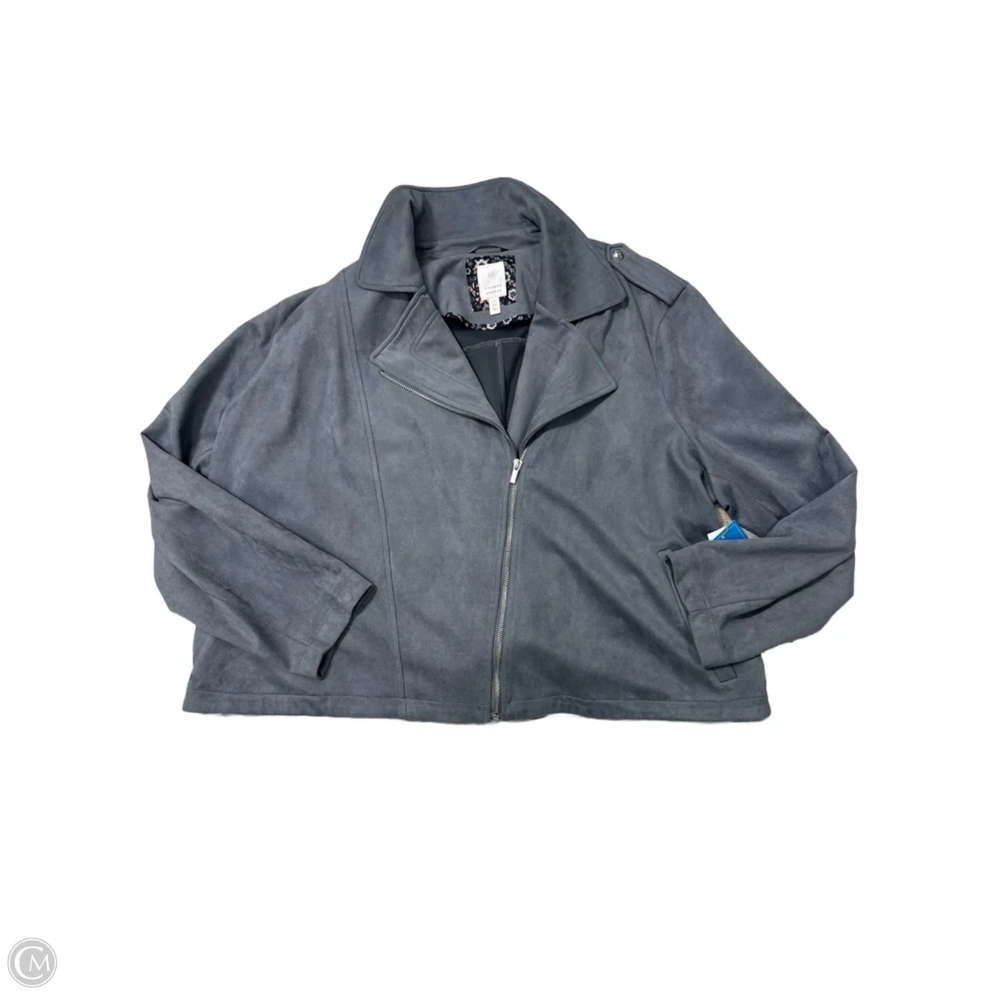 Blazer By Lc Lauren Conrad In Grey, Size: 3x