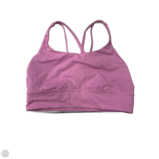 Athletic Bra By Lululemon In Pink, Size: M