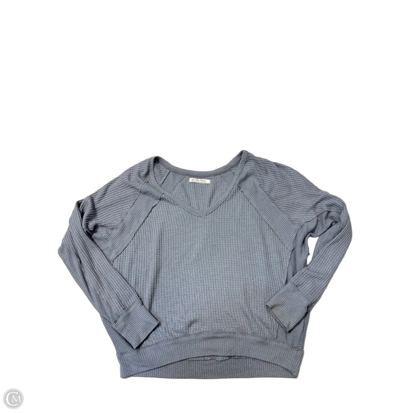Top Long Sleeve By Free People In Grey, Size: S