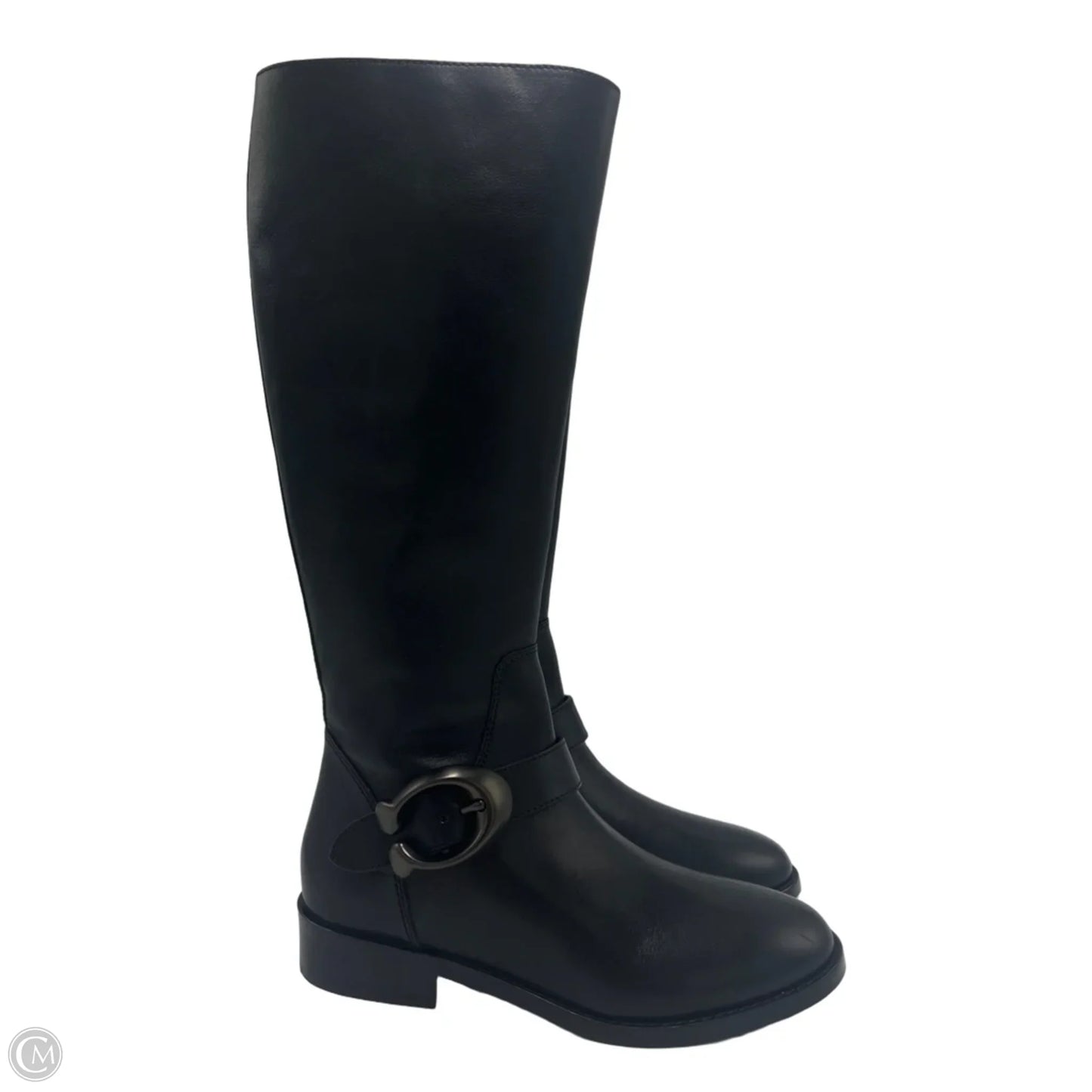 Boots Designer By Coach In Black, Size: 5