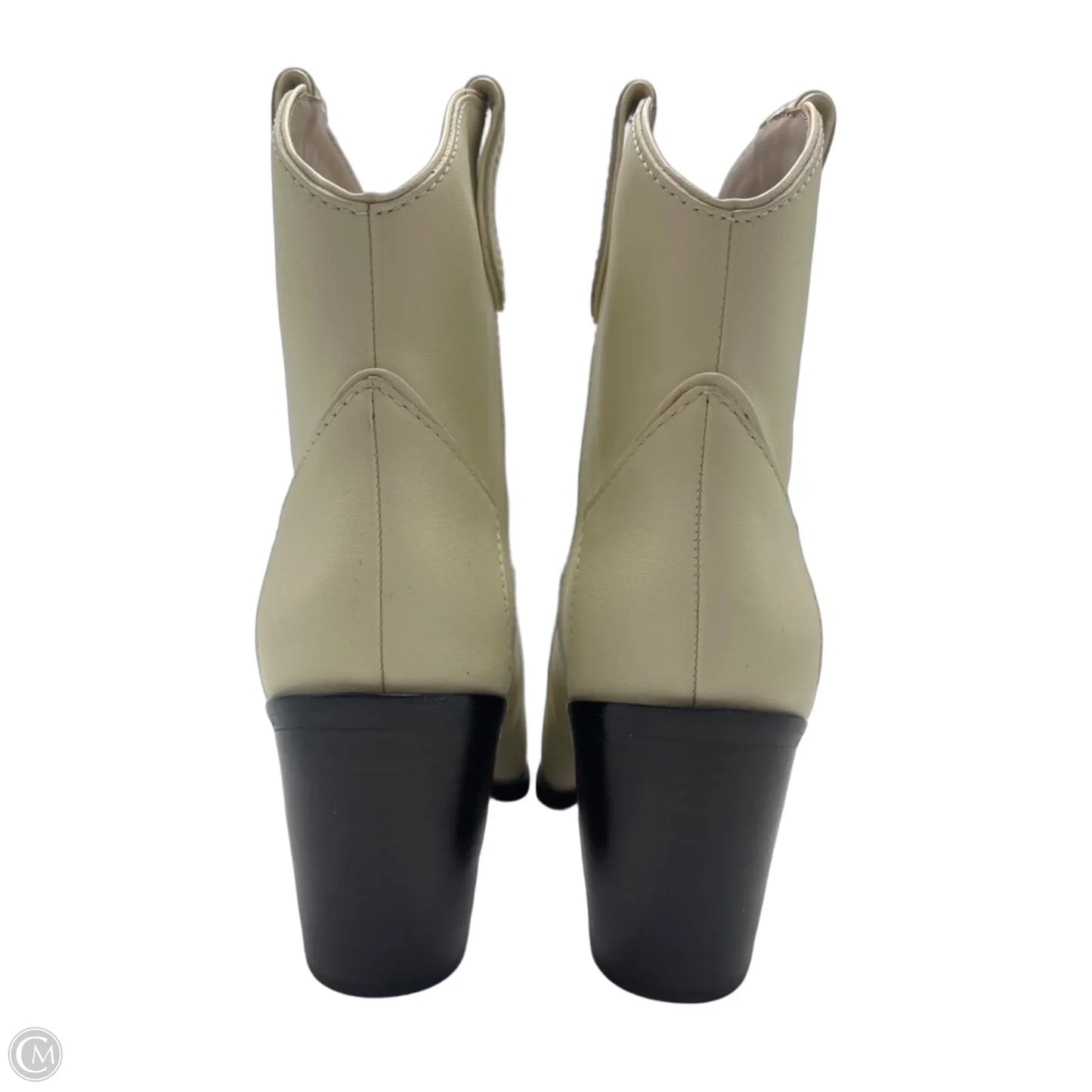 Boots Western By Paige In Cream, Size: 6.5