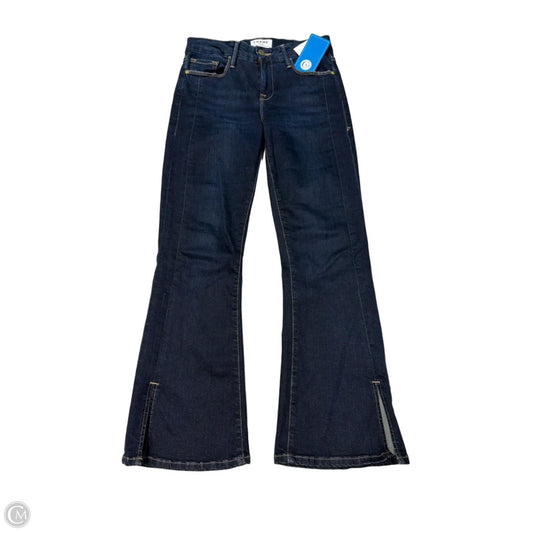 Jeans Boot Cut By Frame In Blue Denim, Size: 2