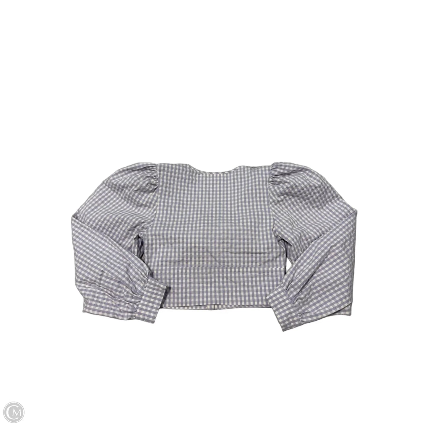Top Long Sleeve By Maeve In Purple & White, Size: S