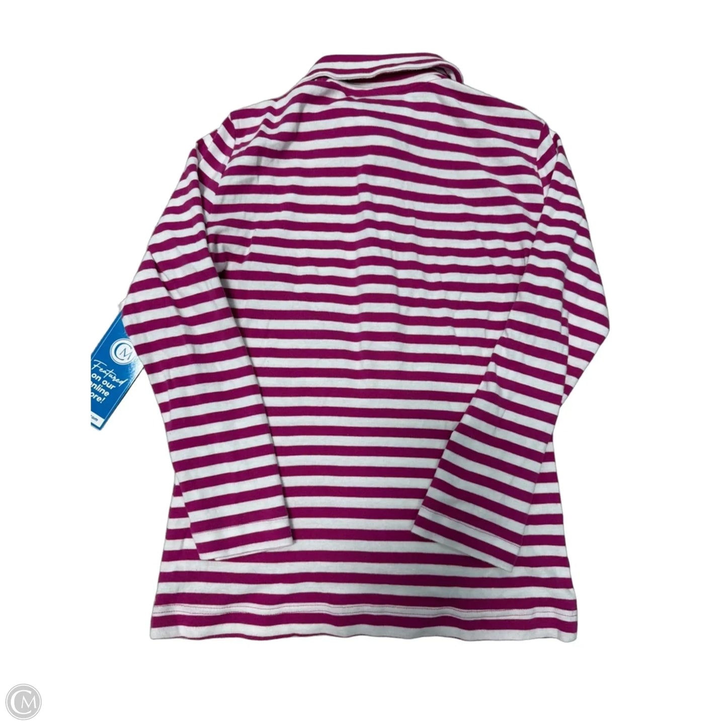 Top Long Sleeve Designer By Tory Burch In Striped Pattern, Size: S