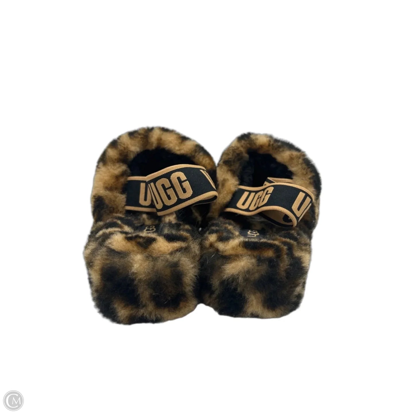 Slippers Designer By UGG In Animal Print, Size: 5