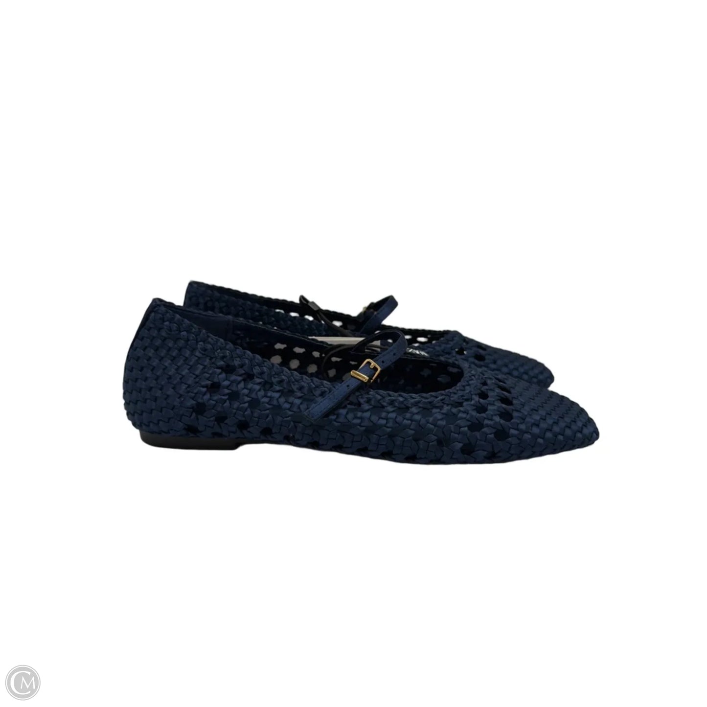 New! Shoes Flats By Zara In Navy, Size: 6.5