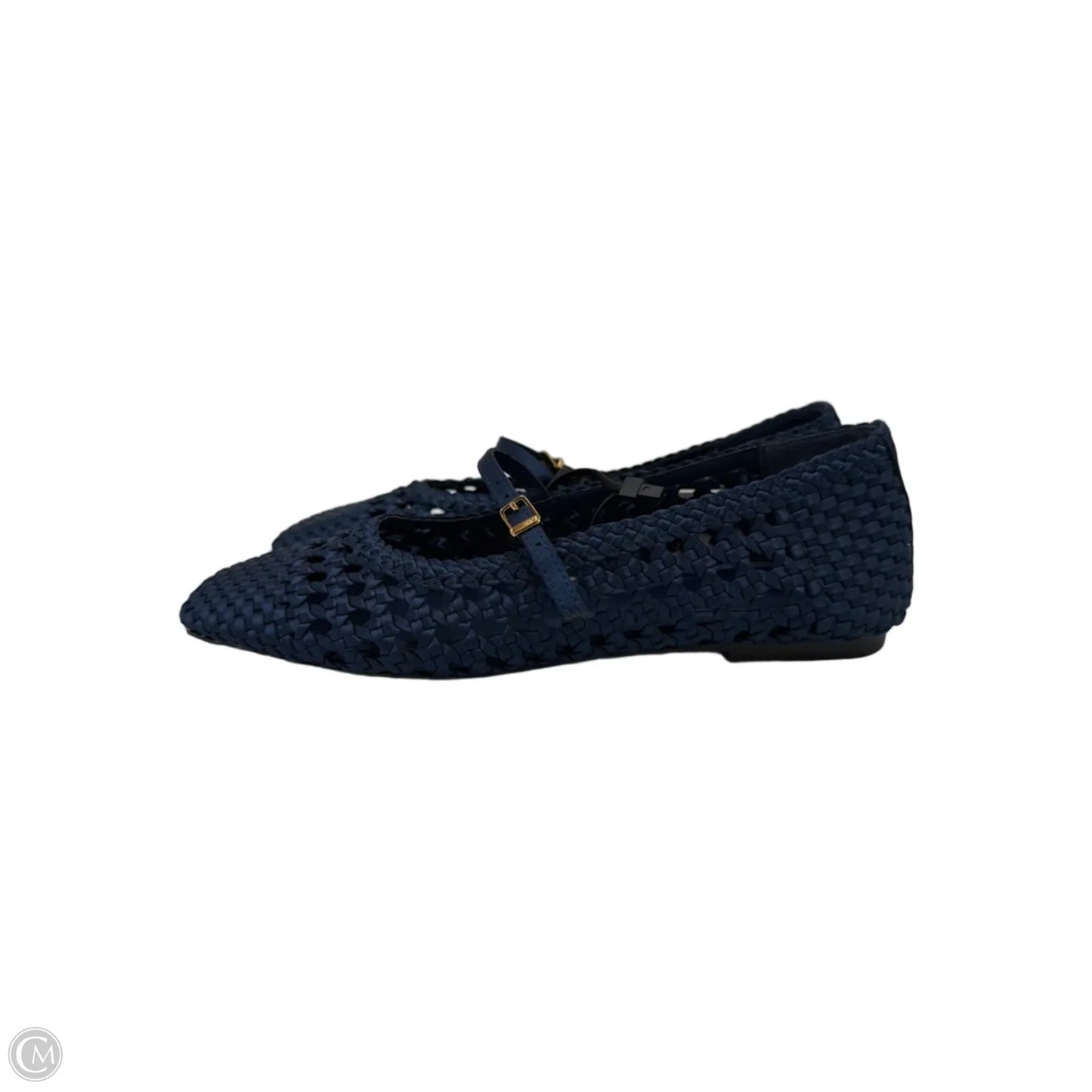 New! Shoes Flats By Zara In Navy, Size: 6.5