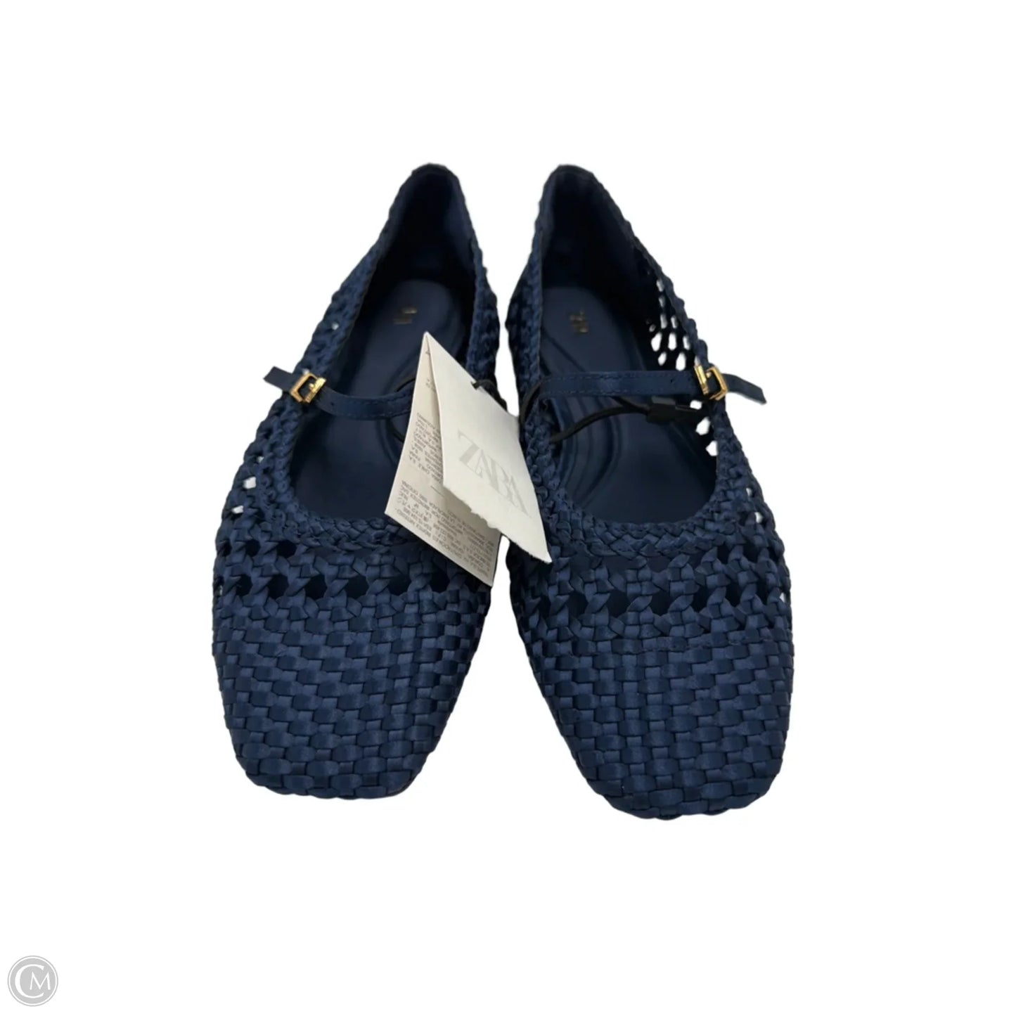 New! Shoes Flats By Zara In Navy, Size: 6.5