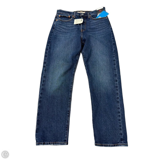 New! Wedgie Straight By Levis In Blue Denim, Size: 10